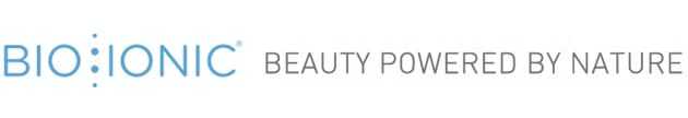 Bio Ionic logo with slogan "Beauty Powered by Nature.