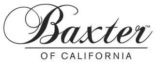 Baxter of California logo in elegant script font.