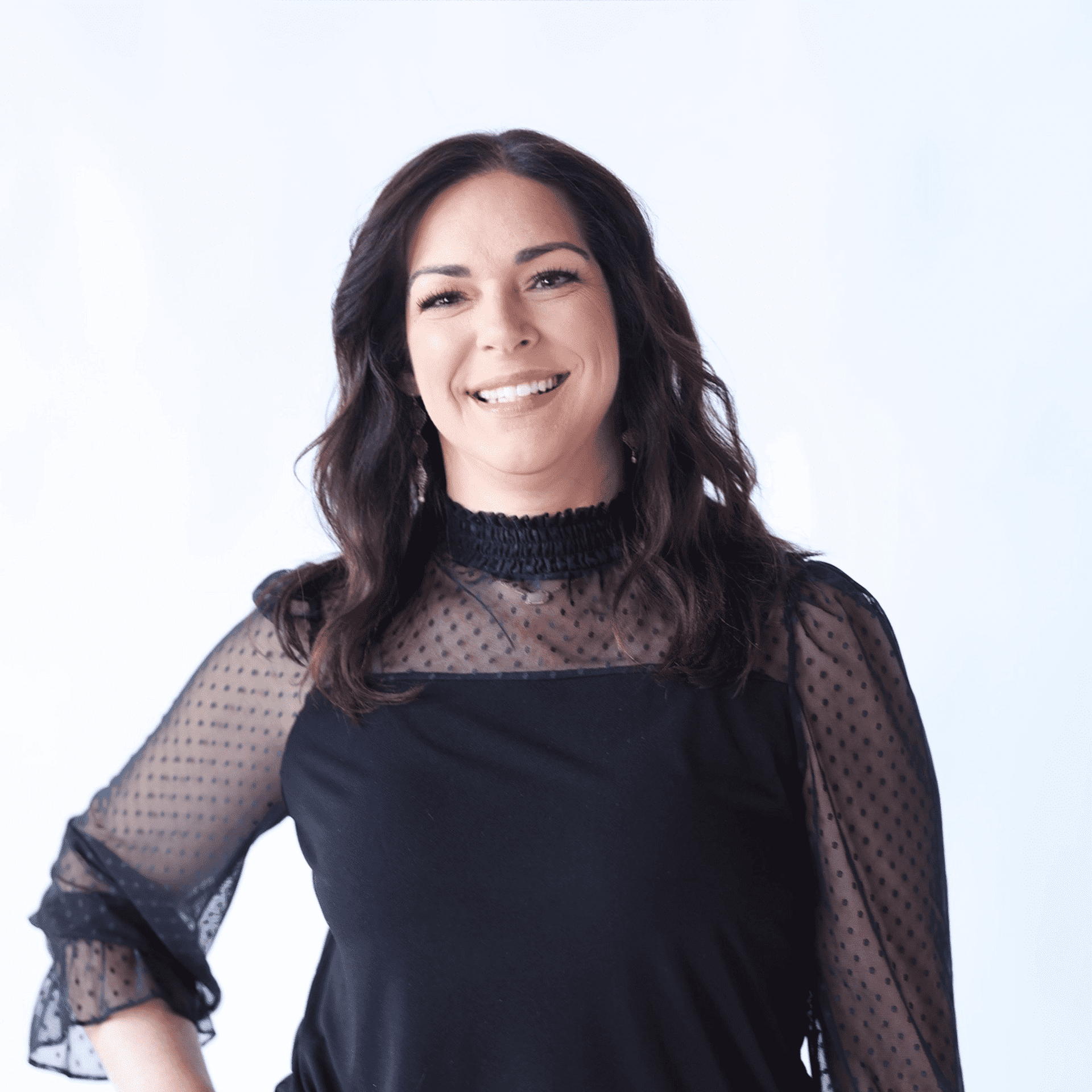 Portrait of Anne Moustafa, a professional stylist at AILISH & ASTON SALON AND SPA, showcasing their expertise and style.